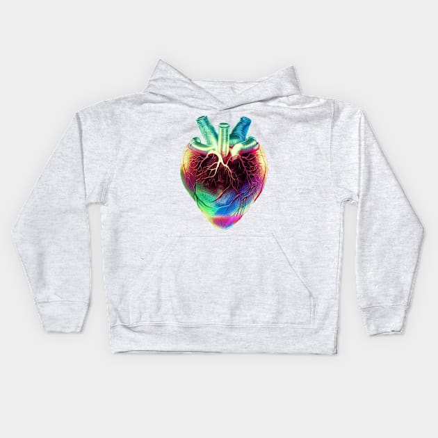 My whole heart Kids Hoodie by CharlesAFish